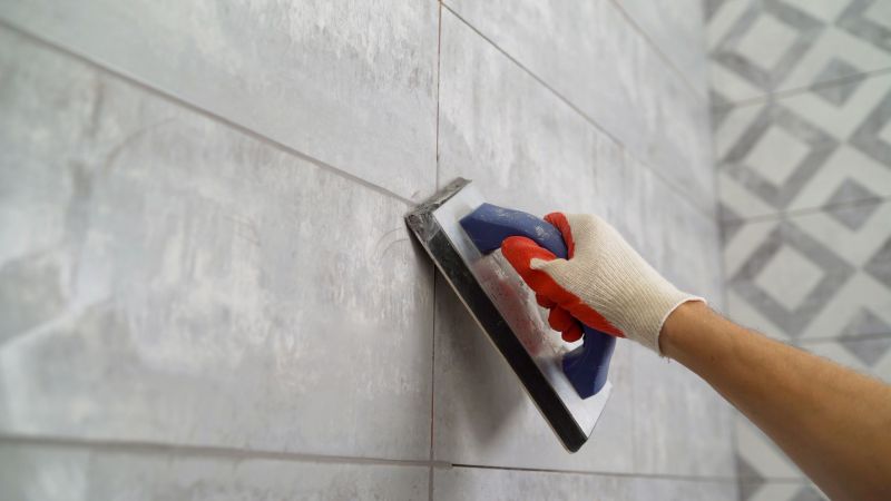 Applying Tile Sealant
